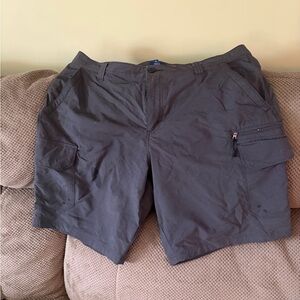 Men's Dark Gray Cargo Shorts